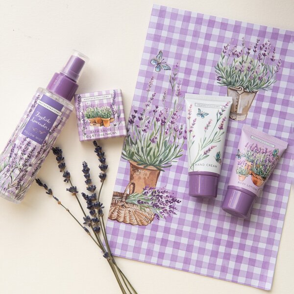 Heathcote & Ivory English Lavender Vonný sprej na vankúš, 120 ml
