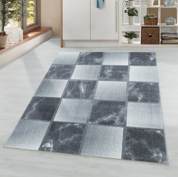 Ayyildiz, Kusový koberec Ottawa 4201 grey, 140x200, šedá, chodba / predsieň