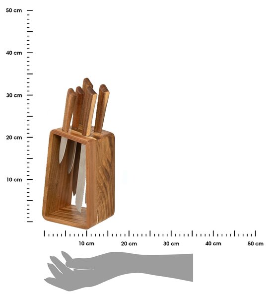 Nôž so stojanom Dove sada 5ks