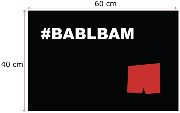 GDmats , TRHÁK: Rohožka Bablbam 40x60 cm – na von aj na doma, 40x60, šedá