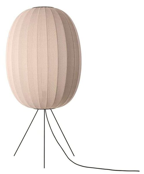 Made By Hand - Knit-Wit 65 High Oval Stojaca Lampa Medium Sand Stone - Lampemesteren