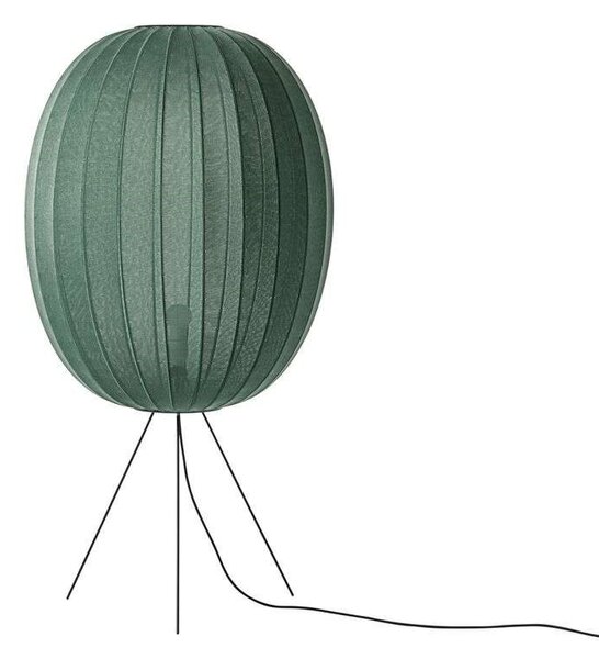 Made By Hand - Knit-Wit 65 High Oval Stojaca Lampa Medium Tweed Green - Lampemesteren