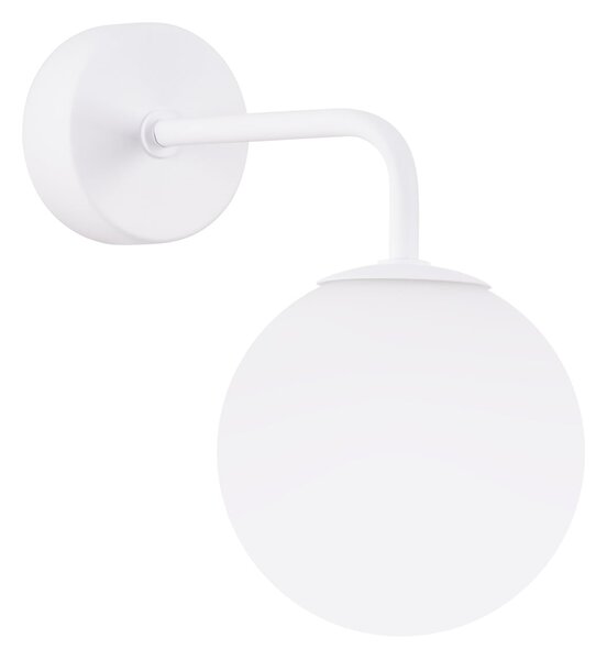 Nástenné svietidlo Astral, 1x biele sklenené tienidlo, w