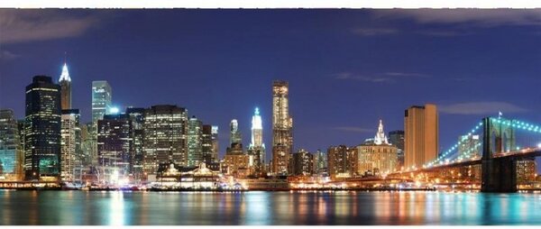 Panoramatická fototapeta - Manhattan 375x150cm