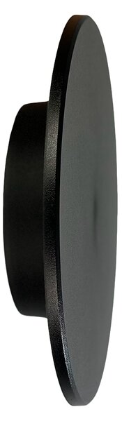 Exteriérové nástenné LED svietidlo Disk, 1x LED 12w, CCT, čierna