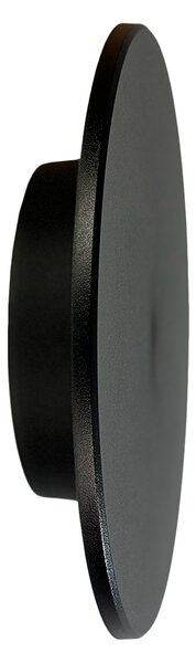 Exteriérové nástenné LED svietidlo Disk, 1x LED 12w, CCT, čierna
