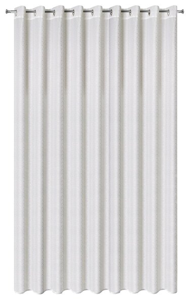 ZÁCLONA NA KRÚŽKOCH SIBEL 300 CM X 250 CM BIELA