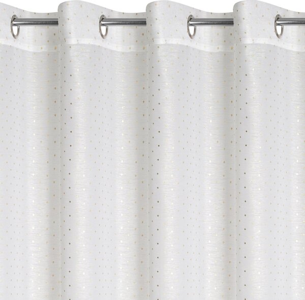 ZÁCLONA NA KRÚŽKOCH SIBEL 300 CM X 250 CM BIELA