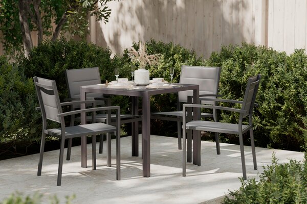 ZÁHRADNÝ STÔL, kov, plast, 76,5/74/76,5 cm Ambia Garden - Online Only záhrada, Online Only