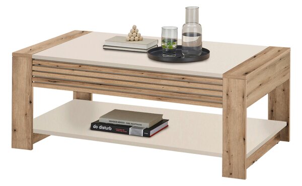 KONFERENČNÝ STOLÍK, farba duba, kašmírová, kompozitné drevo, 108/42/60 cm MID.YOU - Stolíky do obývačky, Online Only