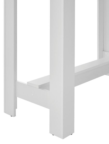 BAROVÝ STÔL, sivá, biela, 115/50/103 cm P & B - Online Only jedálne, Online Only