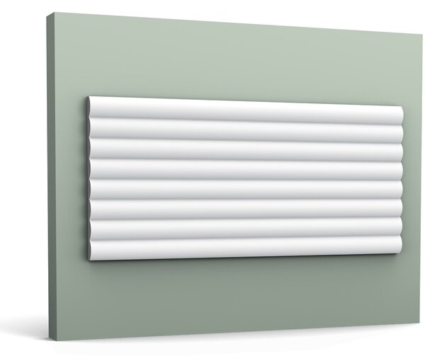 ORAC Decor , ORAC dekoračný prvok W110, 3d panel 200x25x1,6 cm, biela