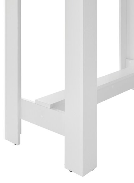 BAROVÝ STÔL, biela, dub artisan, 115/50/103 cm P & B - Online Only jedálne, Online Only