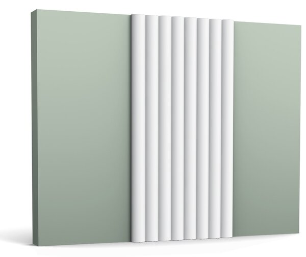 ORAC Decor , ORAC dekoračný prvok W110, 3d panel 200x25x1,6 cm, biela