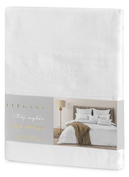 MAKOSATÉNOVÉ OBLIEČKY EVA MINGE ELEGANT1A 160X200 CM, 2 KS 70X80 CM BIELE