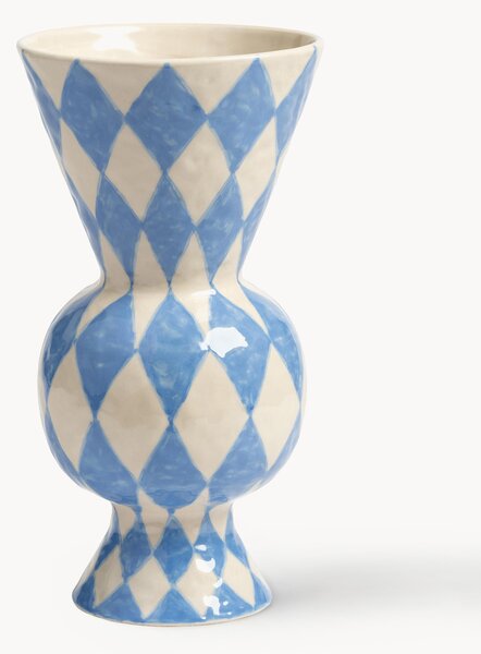 Ručne maľovaná váza Rhombic, V 30 cm