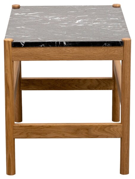 KONFERENČNÝ STOLÍK, čierna, drevo, kameň, 60/40/42 cm MID.YOU - Stolíky do obývačky, Online Only