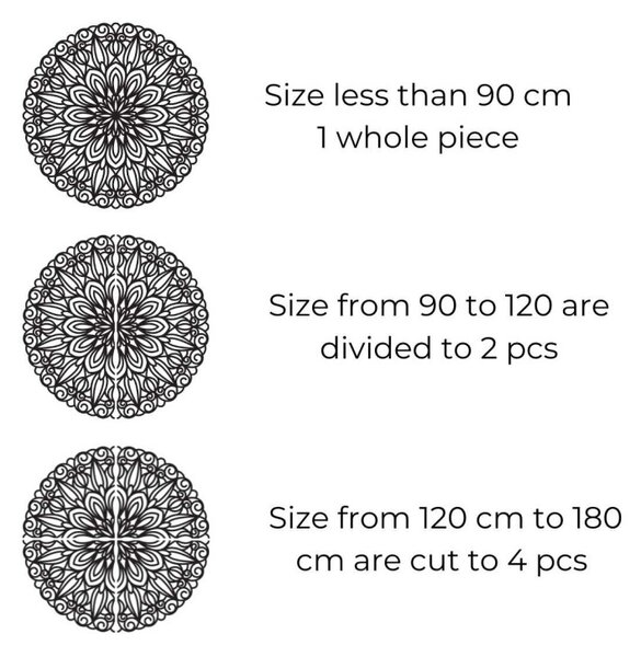 Drevená mandala na stenu – elegantná dekorácia I SENTOP PR0249