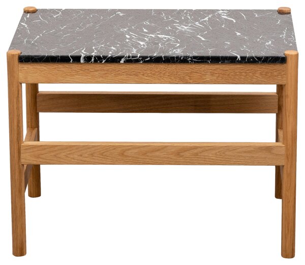 KONFERENČNÝ STOLÍK, čierna, drevo, kameň, 60/40/42 cm MID.YOU - Stolíky do obývačky, Online Only