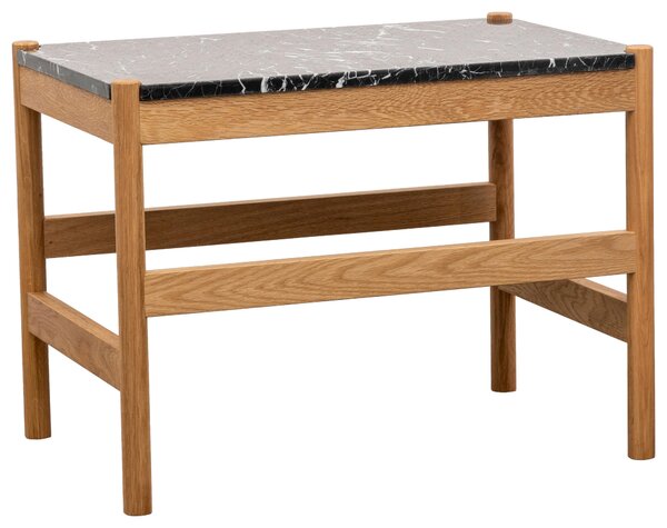 KONFERENČNÝ STOLÍK, čierna, drevo, kameň, 60/40/42 cm MID.YOU - Stolíky do obývačky, Online Only
