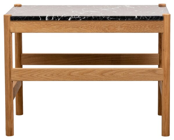 KONFERENČNÝ STOLÍK, čierna, drevo, kameň, 60/40/42 cm MID.YOU - Stolíky do obývačky, Online Only