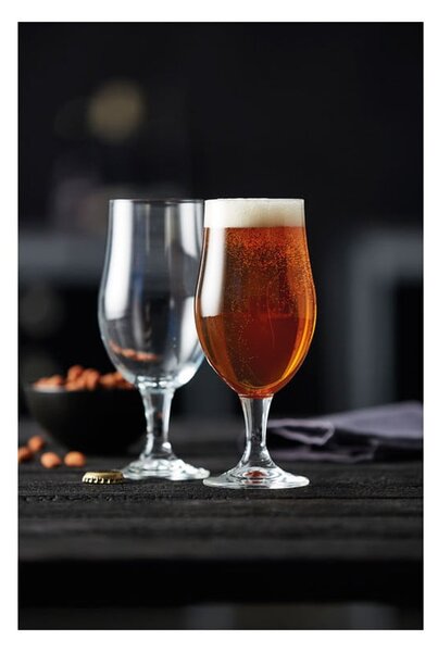 Súprava 4 pohárov na pivo Lyngby Glas Juvel, 490 ml