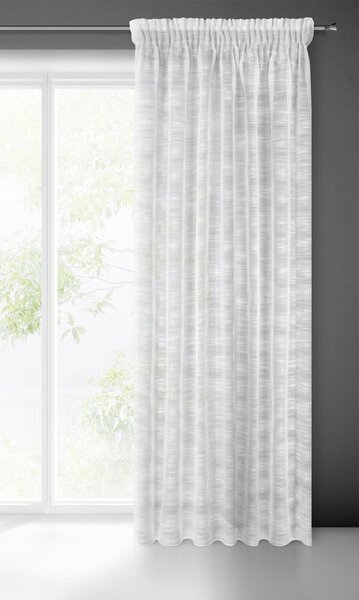 ZÁCLONA NA PÁSKE ASTERA 140X270 CM BIELA