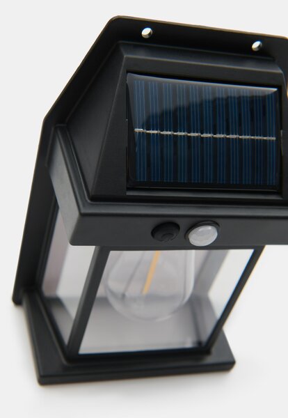 Sinsay - Nástenná solárna LED lampa - čierna