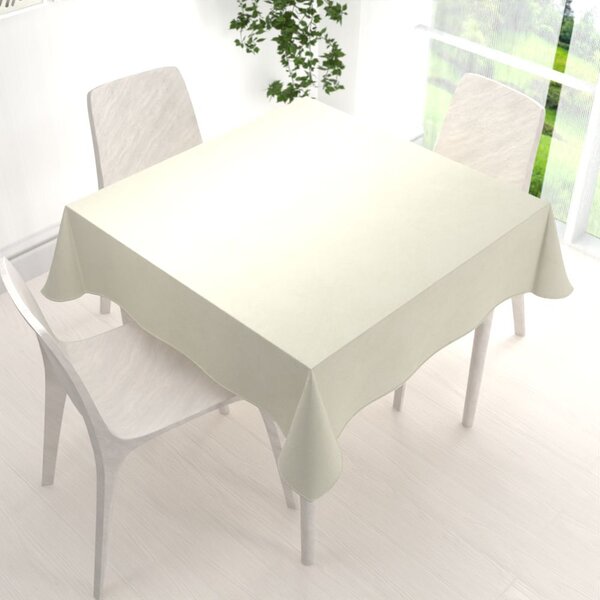 Biante Zamatový štvorcový obrus Velvet Prémium SVP-003 Smotanový 80x80 cm