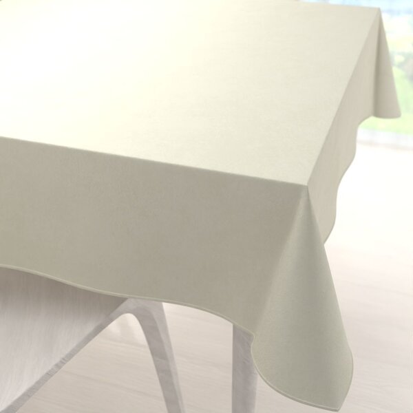 Biante Zamatový štvorcový obrus Velvet Prémium SVP-003 Smotanový 80x80 cm