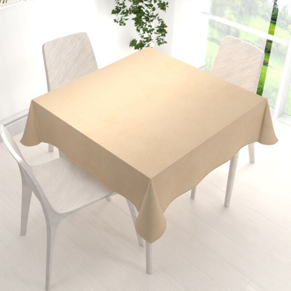Biante Zamatový štvorcový obrus Velvet Prémium SVP-006 Pieskovo béžový 60x60 cm