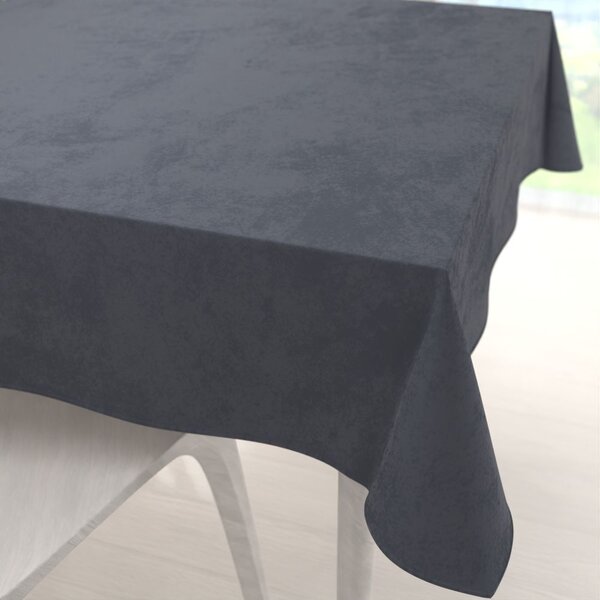 Biante Zamatový štvorcový obrus Velvet Prémium SVP-004 Antracitovo sivý 120x120 cm