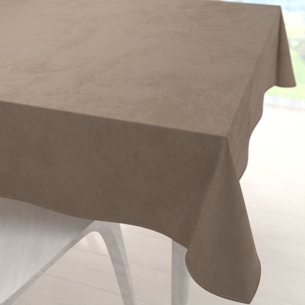 Biante Zamatový štvorcový obrus Velvet Prémium SVP-005 Svetlo hnedý 40x40 cm