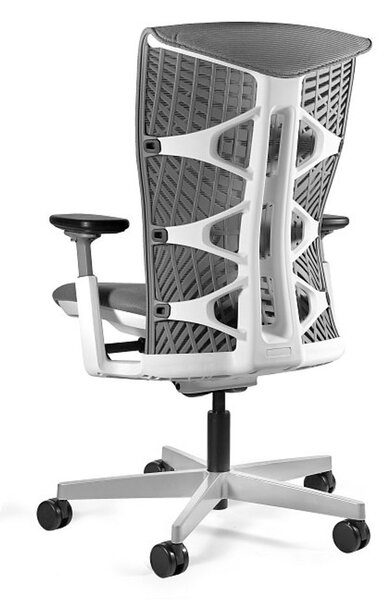 UNIQUE Ergonomické kancelárske kreslo Reya, sivé