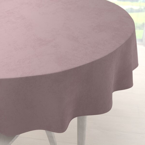Biante Zamatový okrúhly obrus Velvet Premium SVP-002 Staroružový Ø 110 cm
