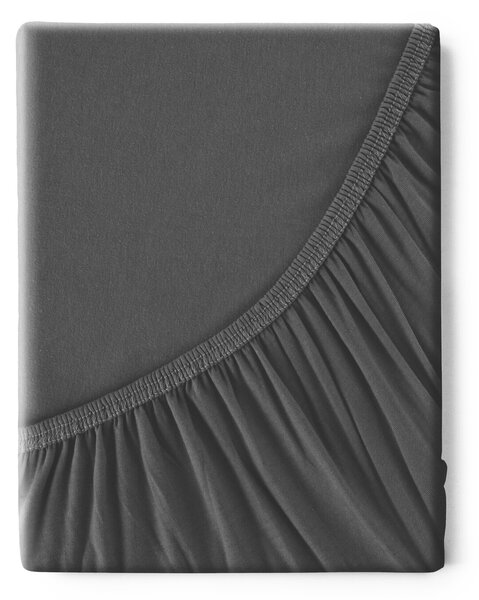 JERSEY PRESTIERADLO JERSEY3 160X200 CM ČIERNE