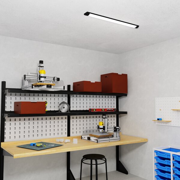 LED svietidlo Batten, 1x LED 27w, 4000k, b, (90 cm)