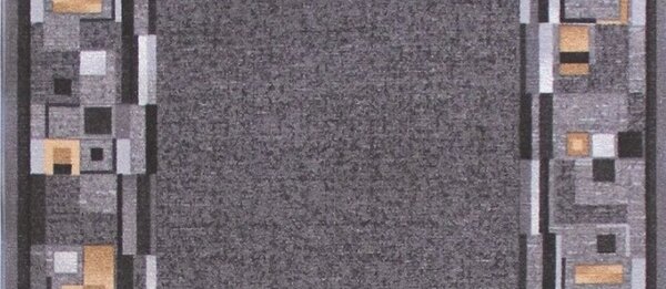 Associated Weavers , Protišmykový behúň na mieru Bombay 97, šíre 67 cm, šedá, chodba / predsieň