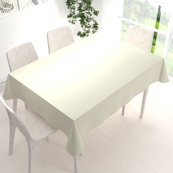 Biante Zamatový obdĺžnikový obrus Velvet Premium SVP-003 Smotanový 50x100 cm