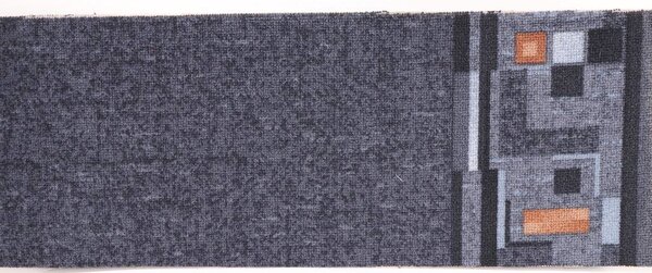 Associated Weavers , Protišmykový behúň na mieru Bombay 97, šíre 67 cm, šedá, chodba / predsieň