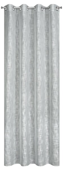 ZÁVES NA KRÚŽKOCH LIREN 140X250 CM STRIEBORNÁ