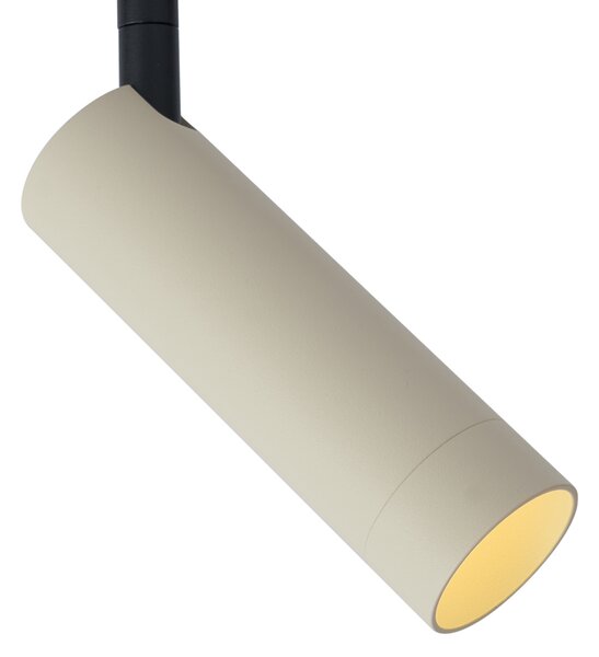 Moderný koľajnicový systém so 6 bodovými svetlami béžový 1-fázový - Slimline Uzzy