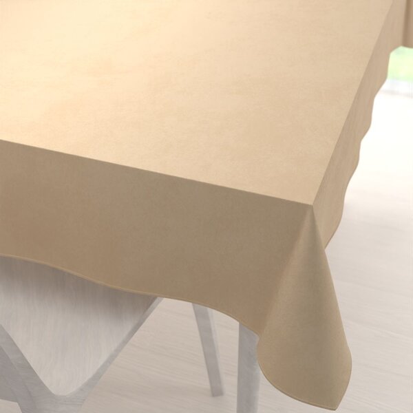 Biante Zamatový obdĺžnikový obrus Velvet Premium SVP-006 Pieskovo béžový 50x100 cm
