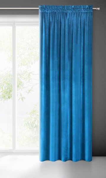 ZATEMŇOVACÍ ZÁVES NA PÁSKE SAMANTA 140X300 CM MODRÁ