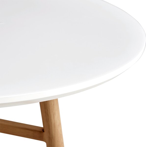JEDÁLENSKÝ STÔL, biela, farba duba, 70/70/75 cm Carryhome - Stoly