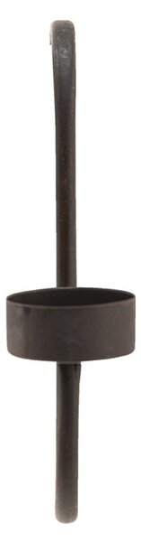 Závesný svietnik na čajovú sviečku - 4*9*18 cm - Clayre & Eef