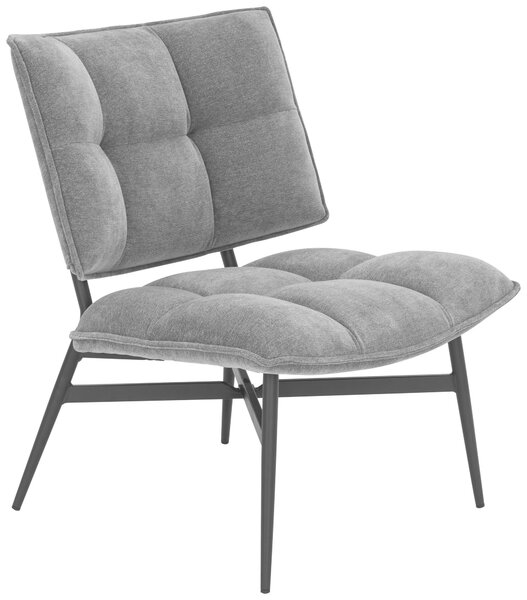 KRESLO, textil, sivá P & B - Online Only obývacie izby, Online Only