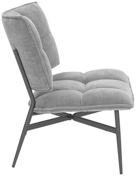 KRESLO, textil, sivá P & B - Online Only obývacie izby, Online Only