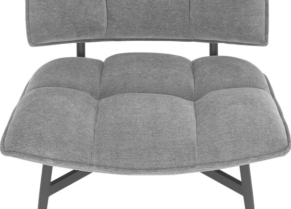 KRESLO, textil, sivá P & B - Online Only obývacie izby, Online Only