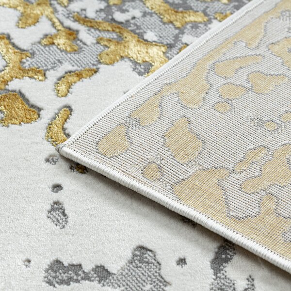 Dywany Łuszczów , Kusový koberec Allure 1961 gold/white, 80x150, žltá, kancelária